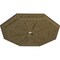 Ekena Millwork Spring Octagonal Medallion (Canopies up to 3"), 29 1/8"OD x 2 1/4"ID x 1 1/8"P, Mississippi Mud CM30SPMMF - alternate 4